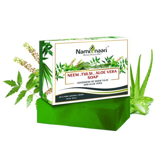 Neem, Tulsi, Aloe vera Soap