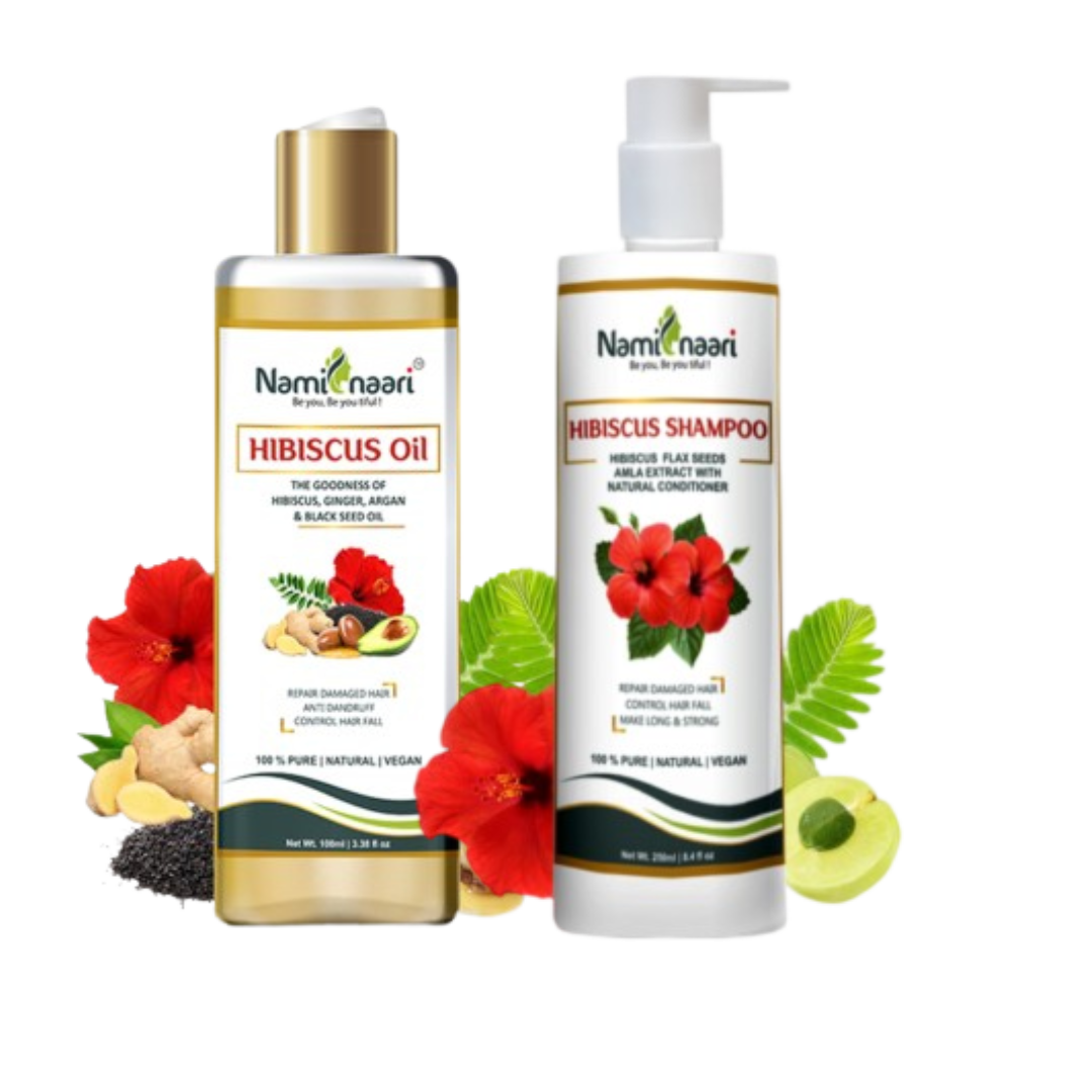 Hair Oil & Shampoo Combo for Hair Fall Control